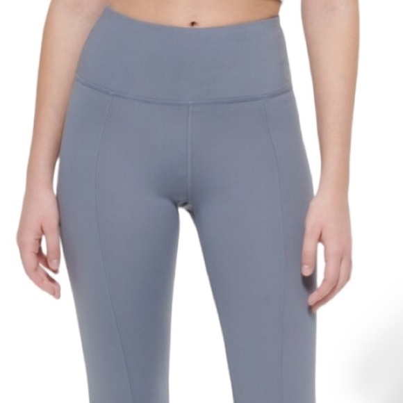 CALVIN KLEIN PERFORMANCE Split Hem Leggings Grey High Waist Size Large NWT - Picture 4 of 14